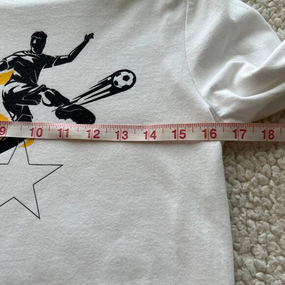 Gap Kids Long Sleeve Soccer Print Tee XL - Picture 7 of 8